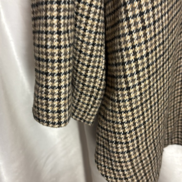 Preston & York Womens Andrea Jacket Blazer Size 18 Houndstooth Wool Blend Lined - Picture 5 of 9
